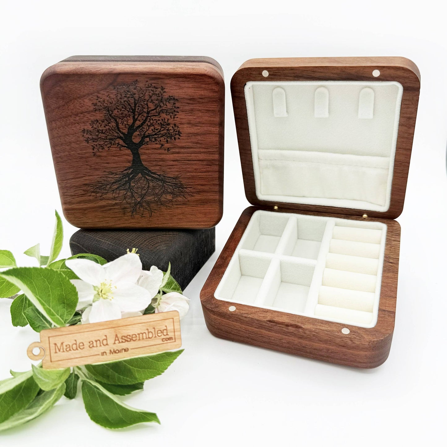 Walnut Wood Jewelry Boxes – Elegance in Every Detail: Rectangle
