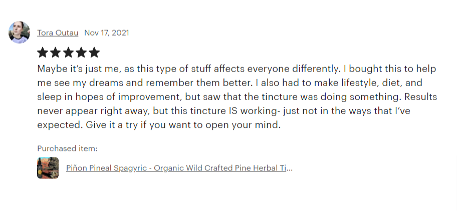 Piñon Pineal Spagyria: Pine Herbal Tincture