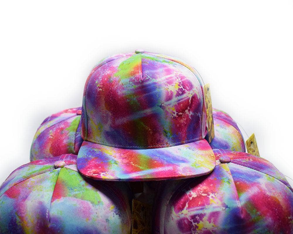 Marbleized Madness Limited Edition Flat Brim Hat: Regular & XL