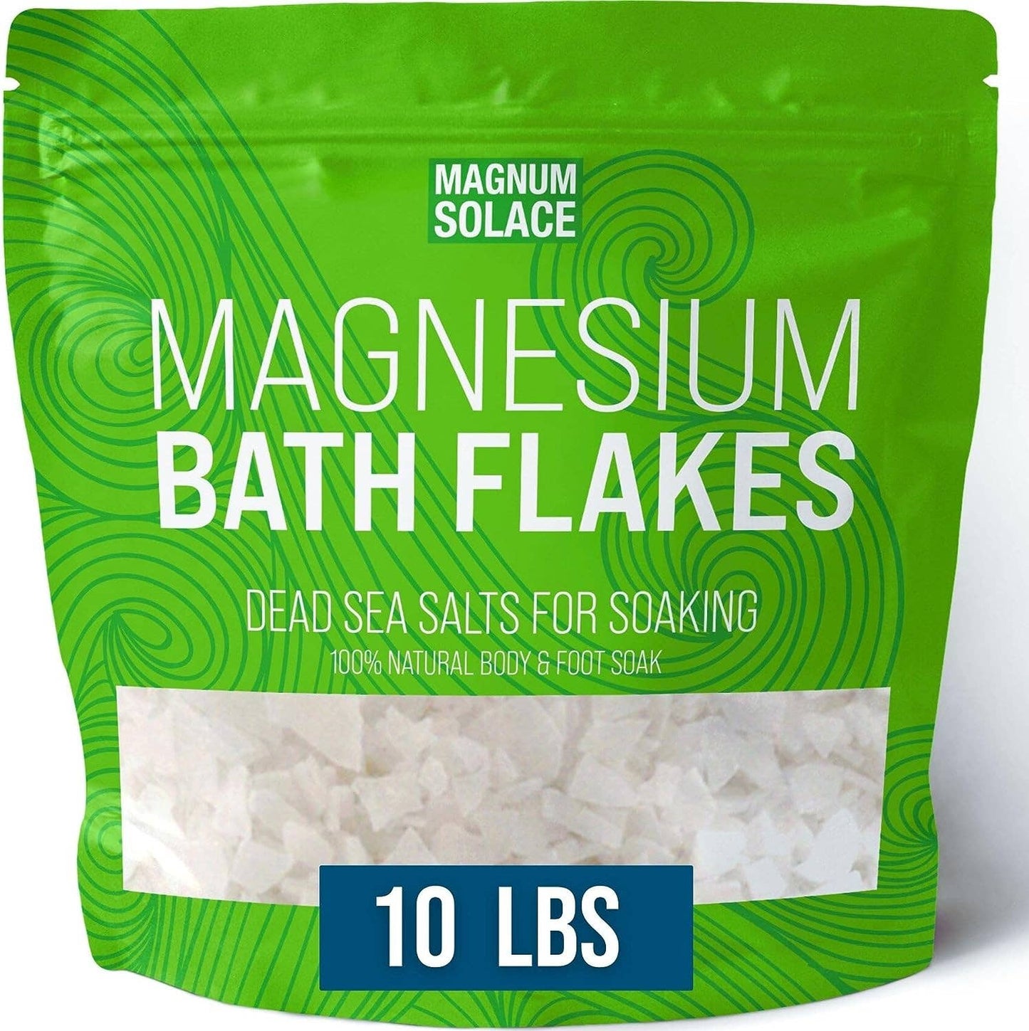 Magnesium Bath Flakes, Dead Sea Bath Salts, Bath Soak: 3LB