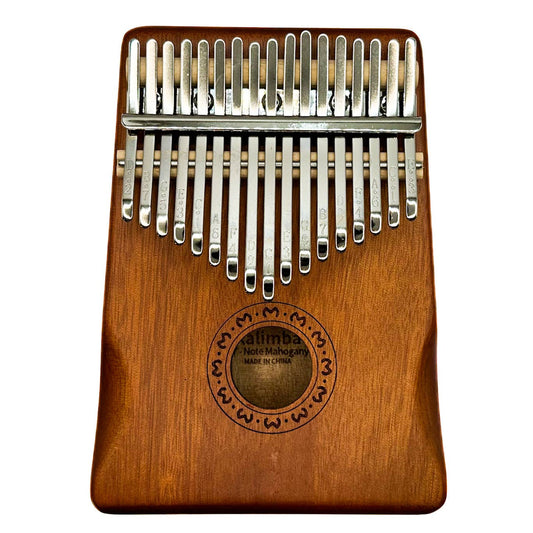Kalimba Musical Instrument: Dark Brown, Blue or Light Brown