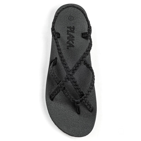 Lagoon Sandals for Women with Arch Support -Classic Black
