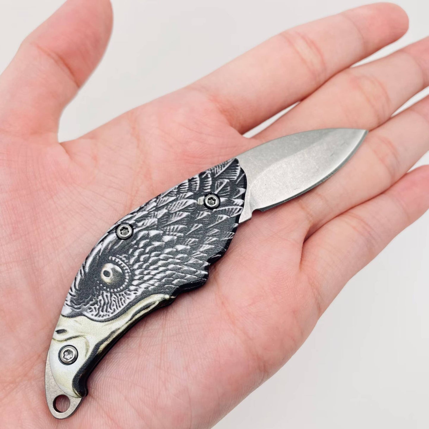 Eagle Outdoor EDC MIni Portable Folding Knife: Eagle head knife