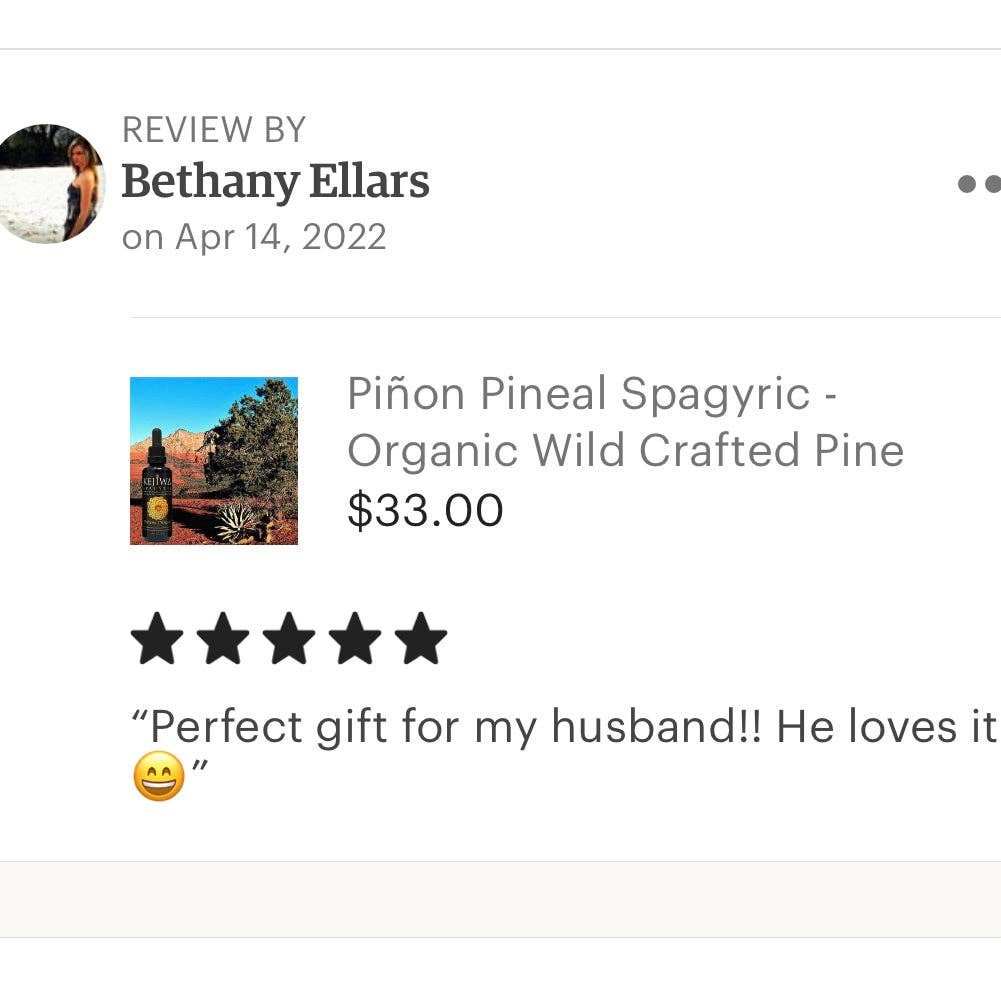 Piñon Pineal Spagyria: Pine Herbal Tincture