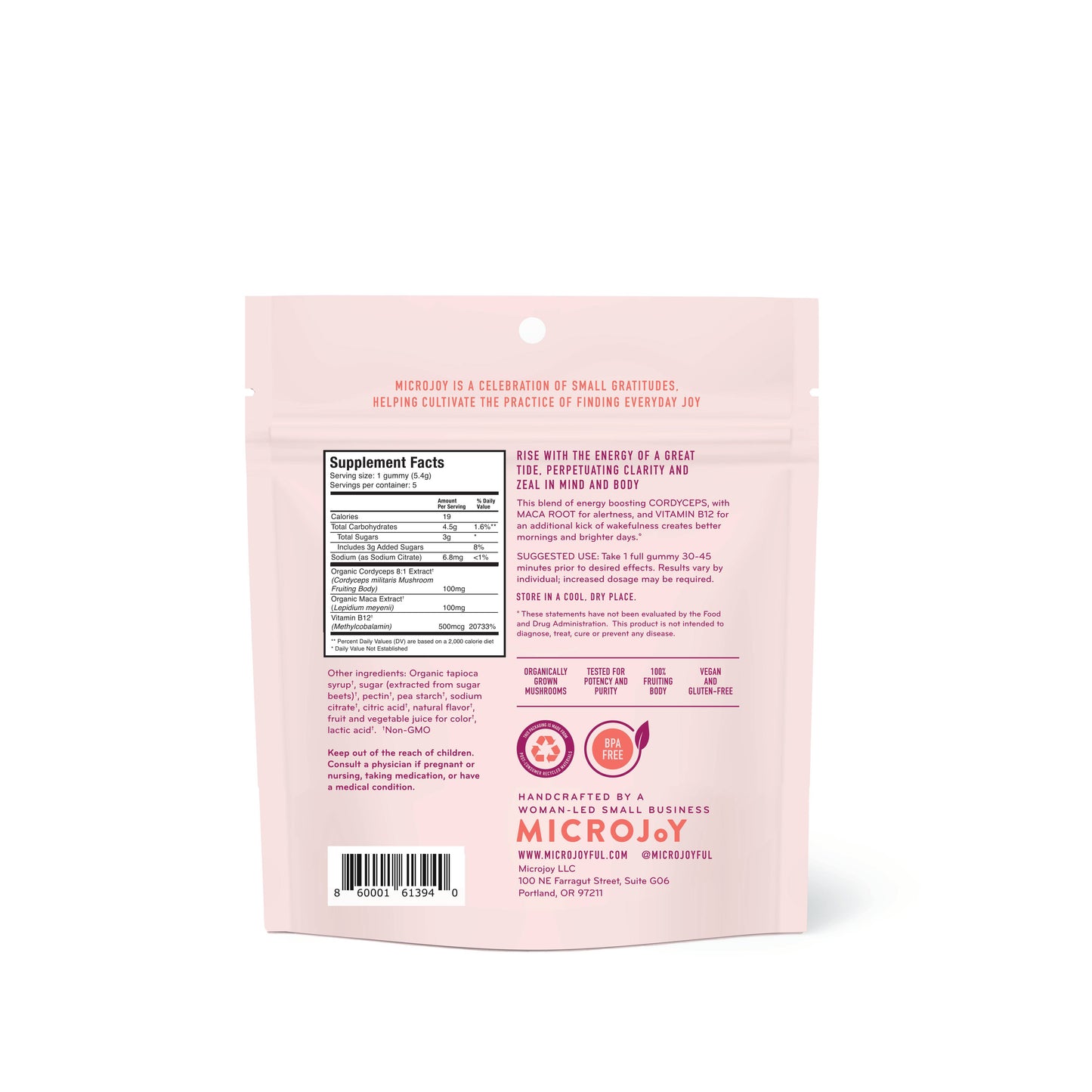 Motivate Mushroom Gummies 5-piece Sampler Microjoy