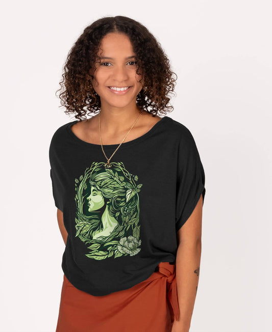Mother Nature Bamboo Viscose Dolman Top: XXL