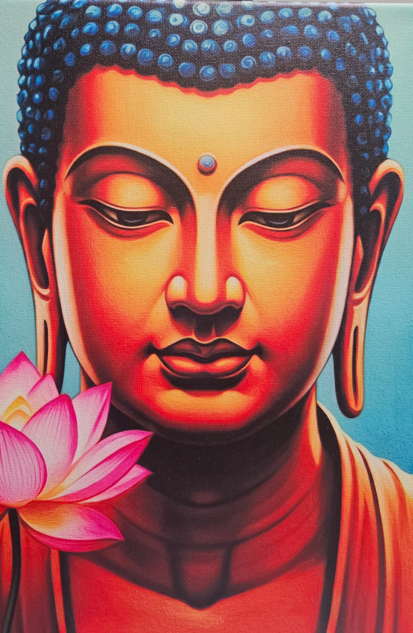 Buddha Painting- Canvas Art 11X14