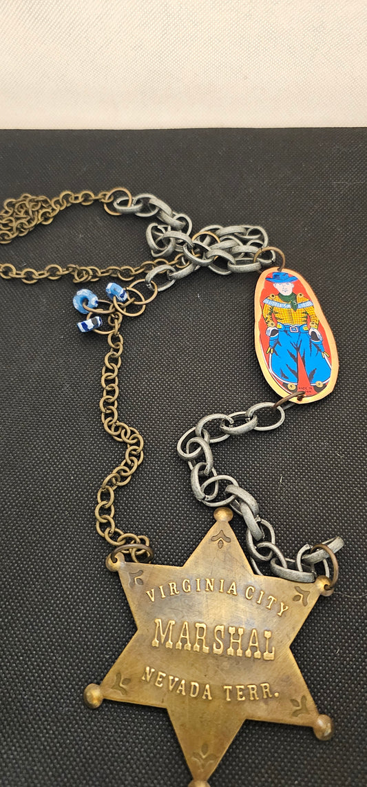 Virginia City Marshall Necklace- Montana Made