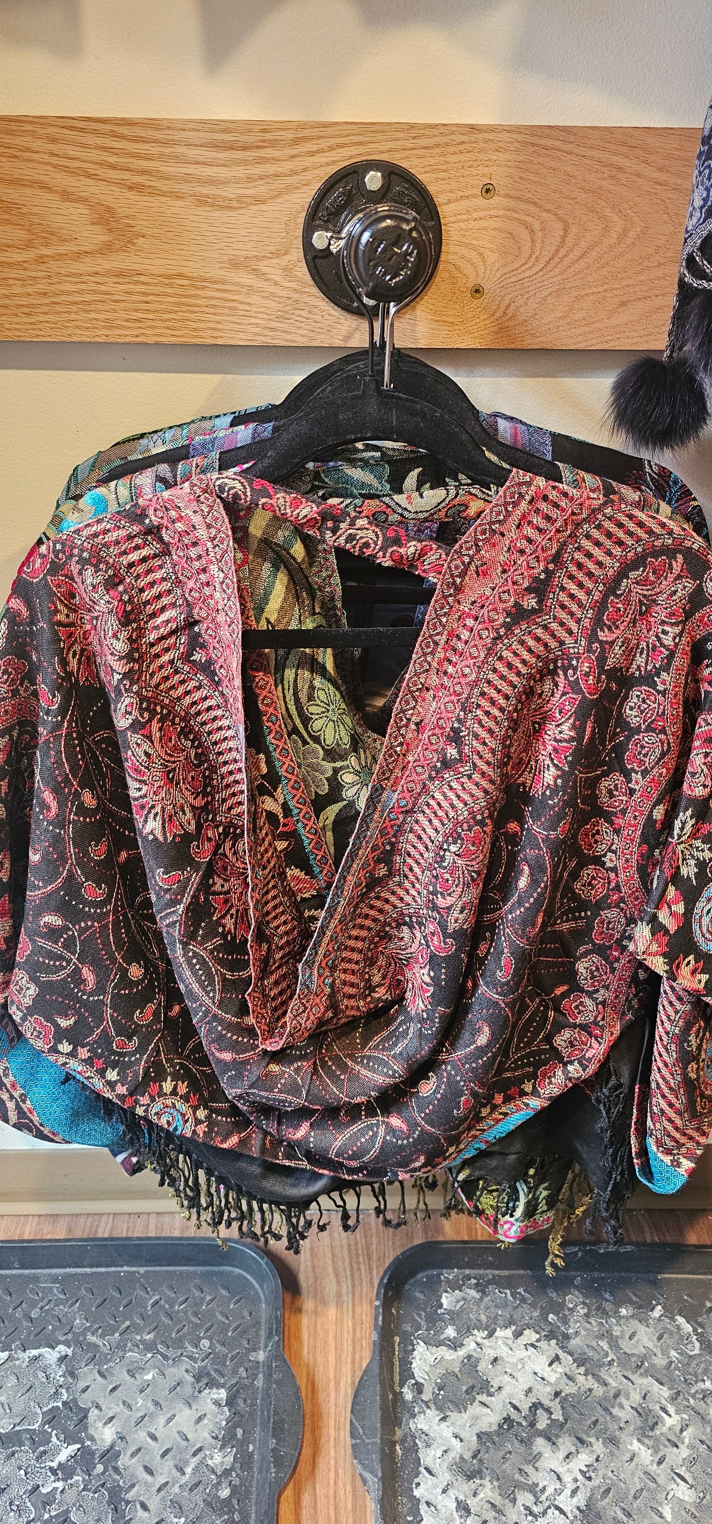 Bok Designs Shawl with Flowy Back