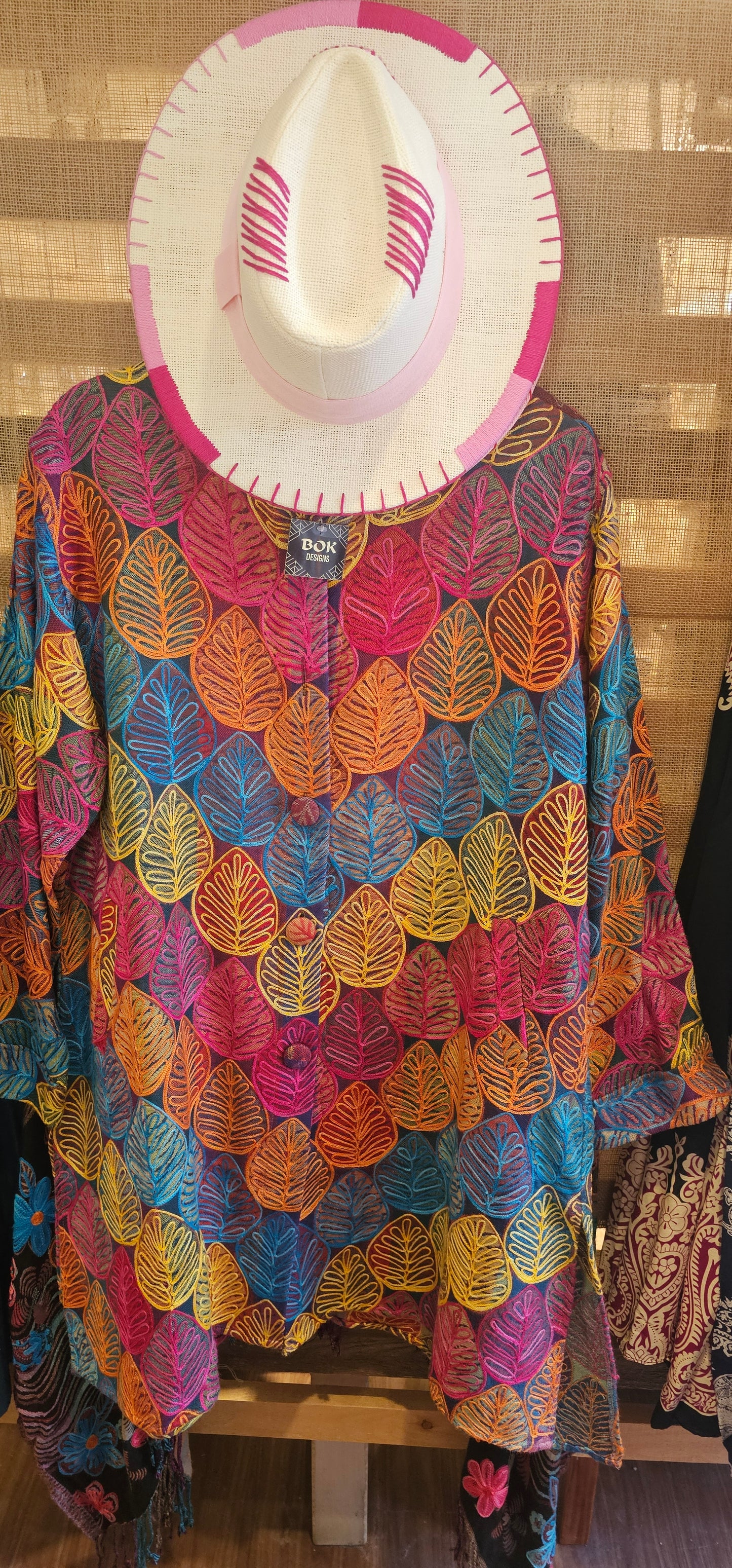 Bok Designs Shawl Coat or Long with Buttons