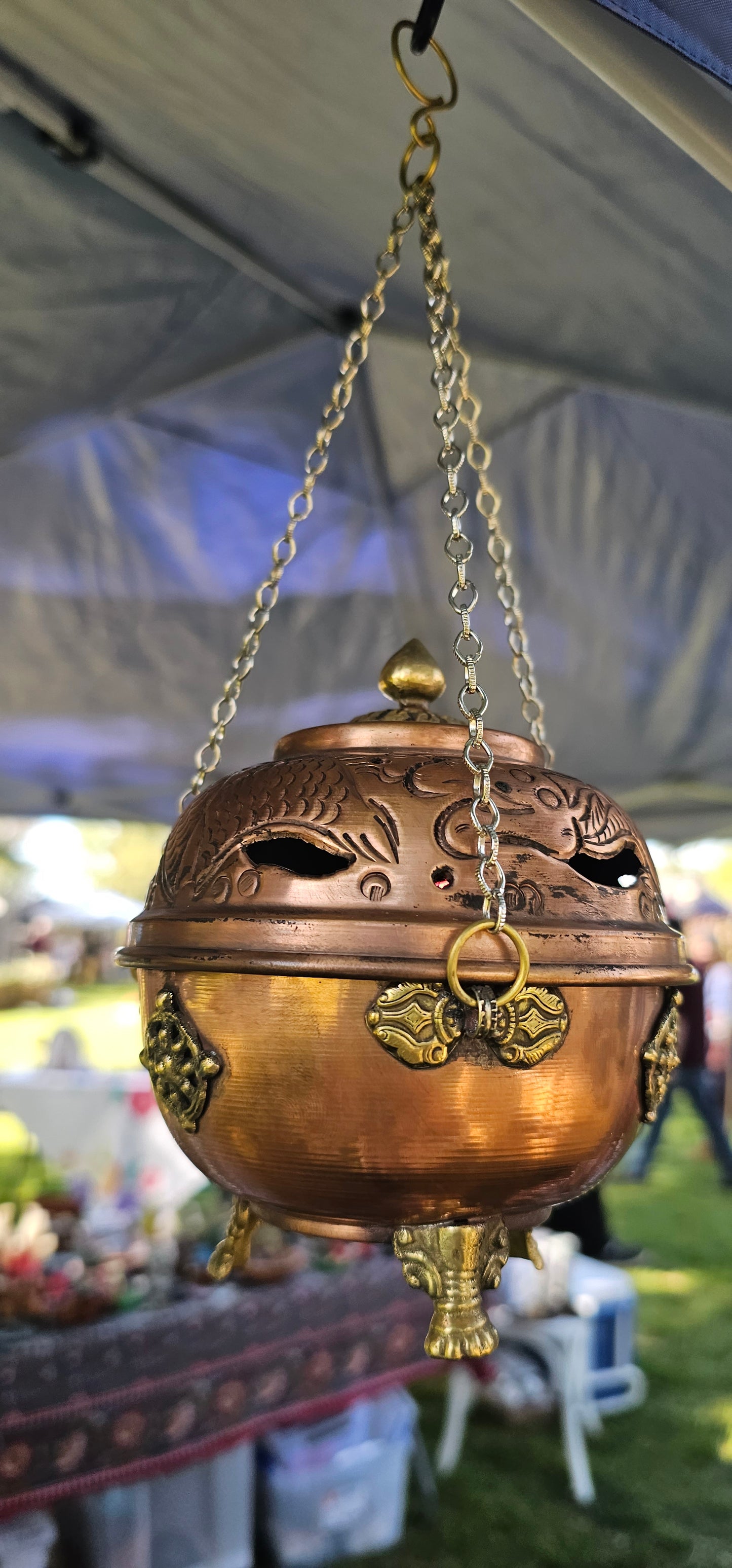 Tibetan hanging Incense Burners Medium