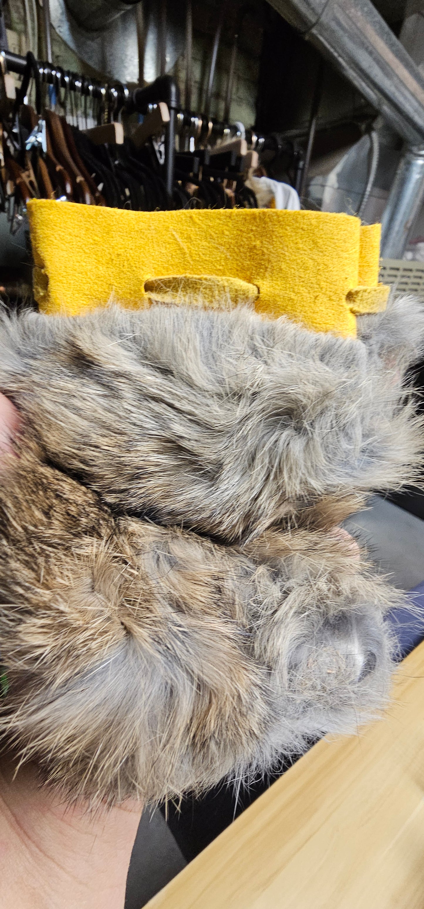 Leather Bunny Bags/Pouches with draw string