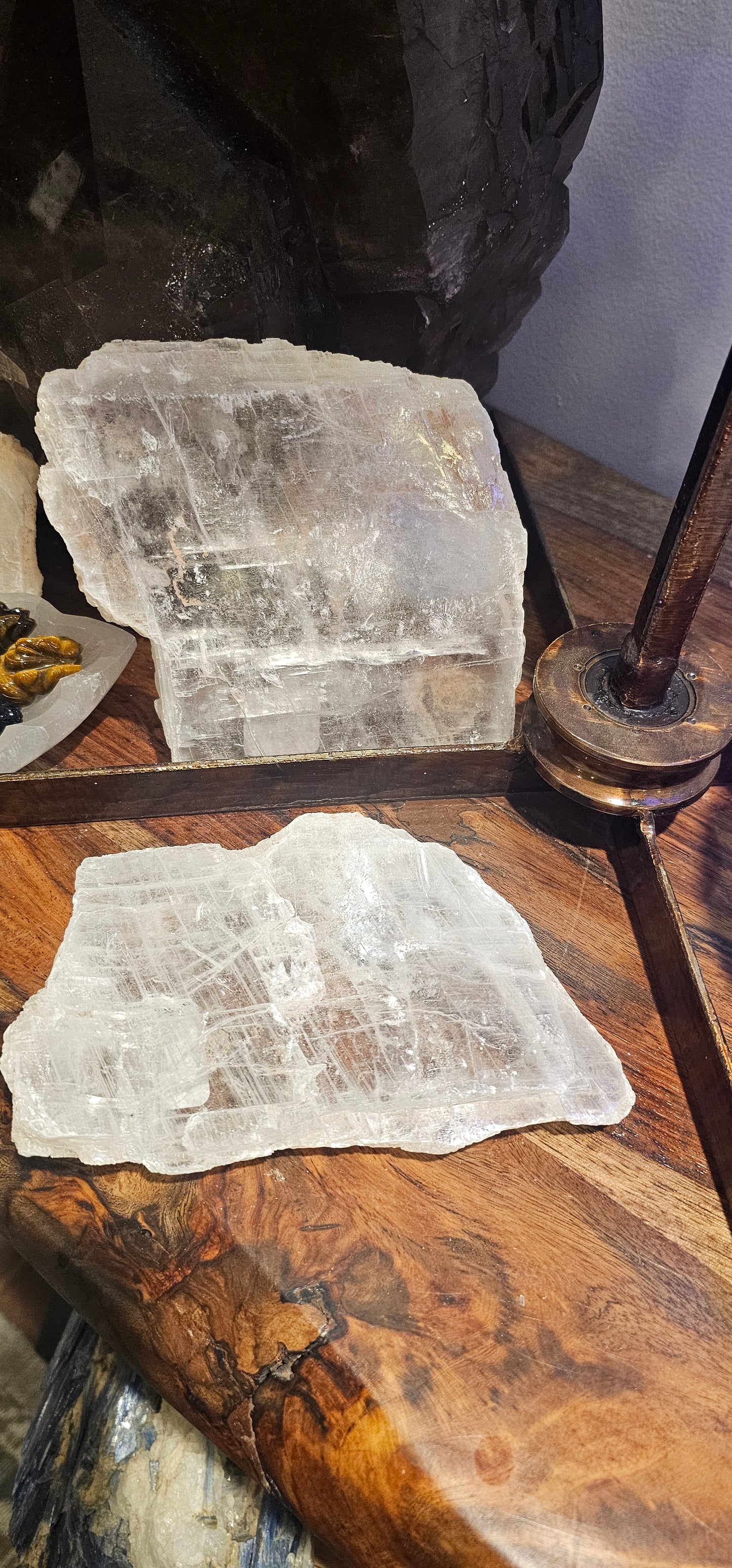 Selenite-Raw and Flat Chunks