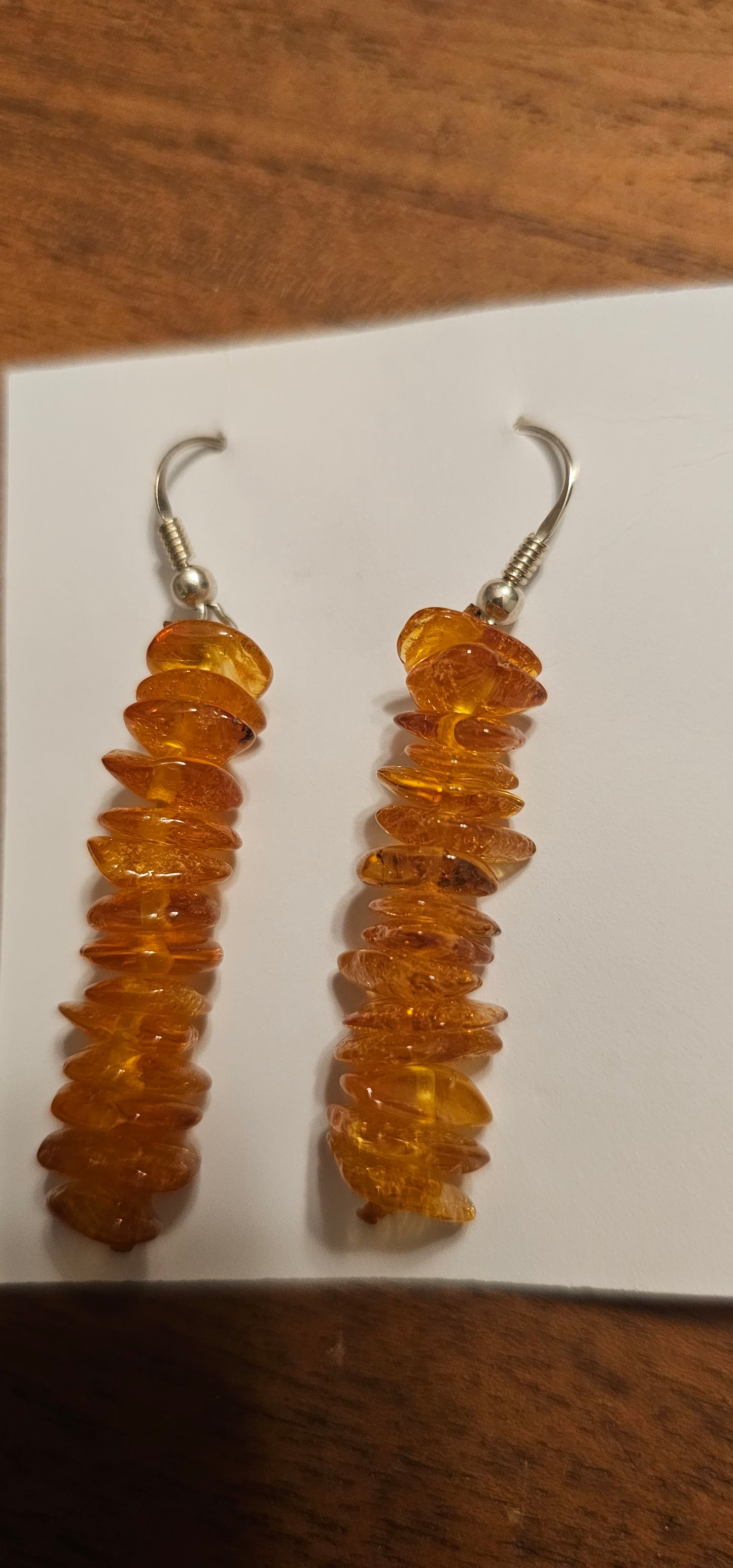 Amber Dangle Earrings Various Styles
