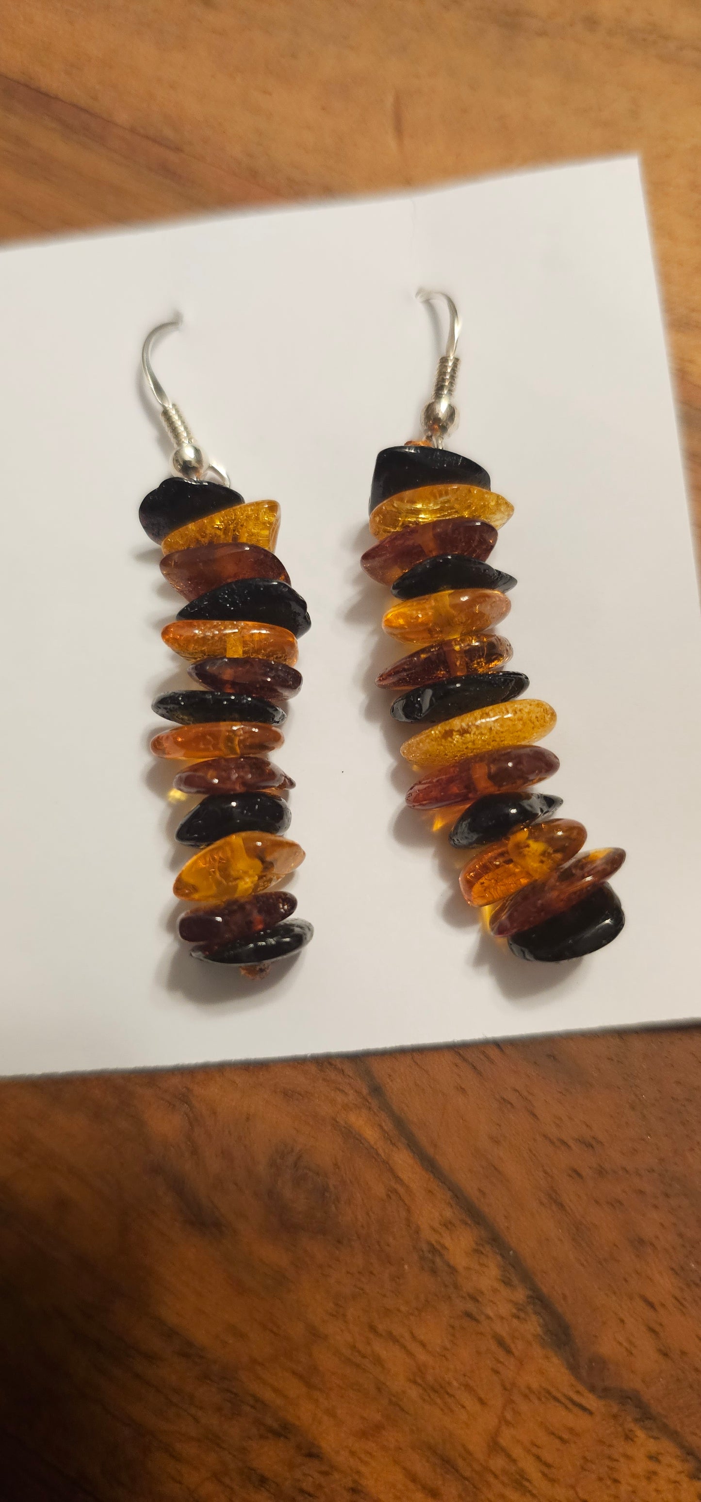 Amber Dangle Earrings Various Styles