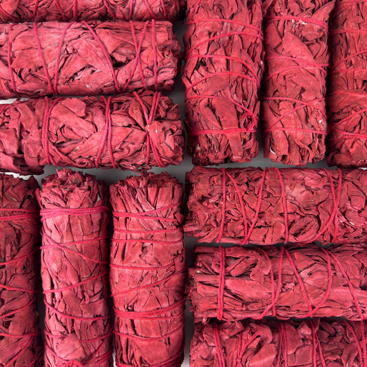 White Sage Smudge Stick Dragons Blood 4"