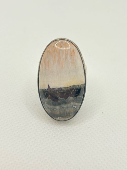 Agate Chalcedony Ring